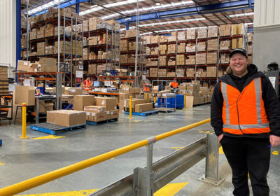 Blake Harris, Warehouse Supervisor at Amer Sports Australia