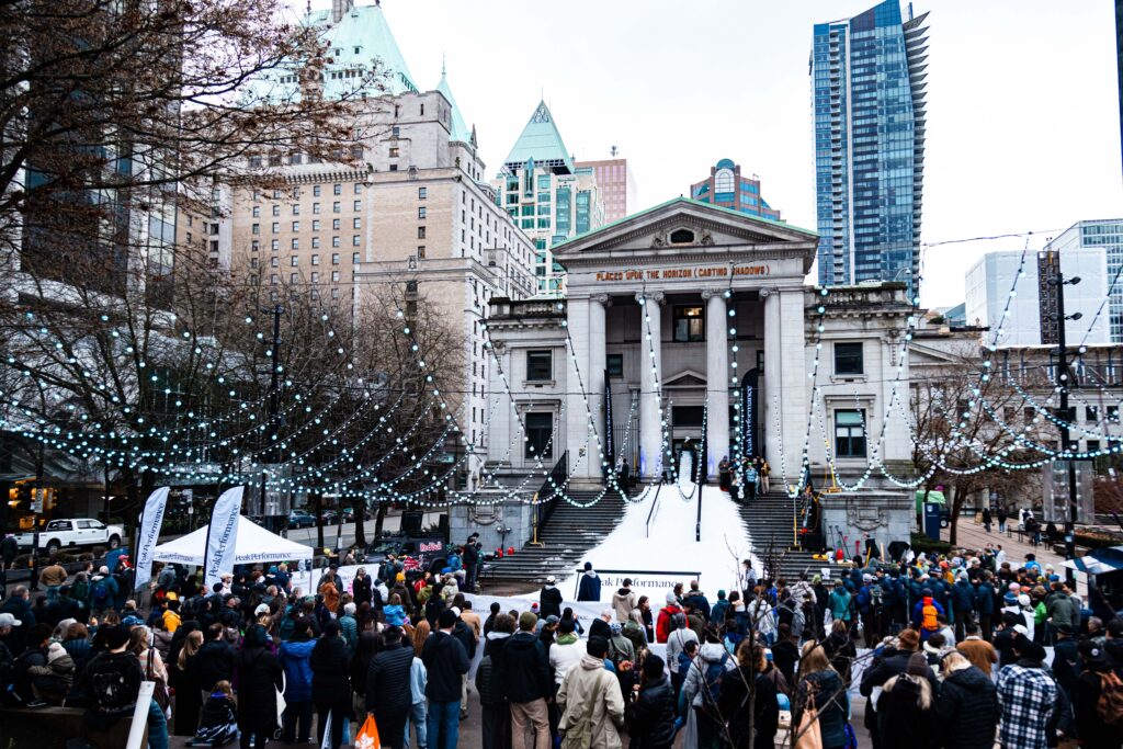 The drop in event at Vancouver