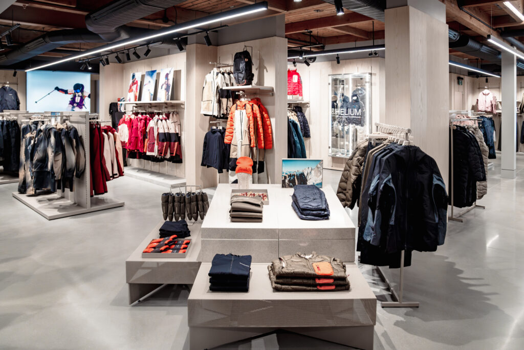 Peak Performance Burrad store interior