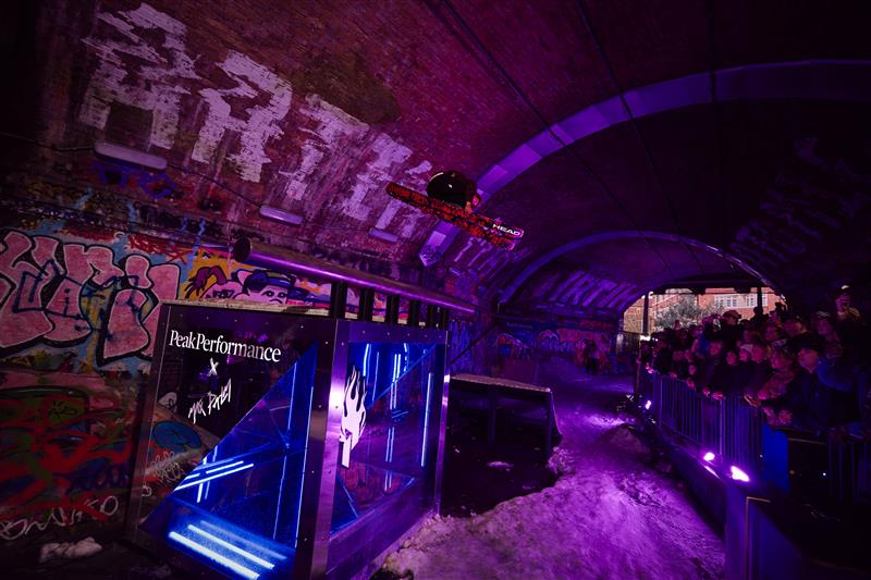 Peak Performance's street rail jam event in London.